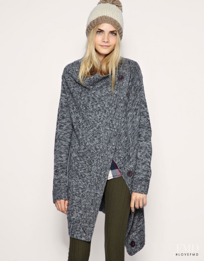 Cara Delevingne featured in  the ASOS lookbook for Fall 2010