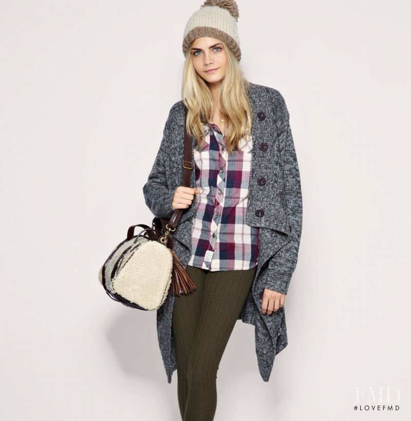 Cara Delevingne featured in  the ASOS lookbook for Fall 2010