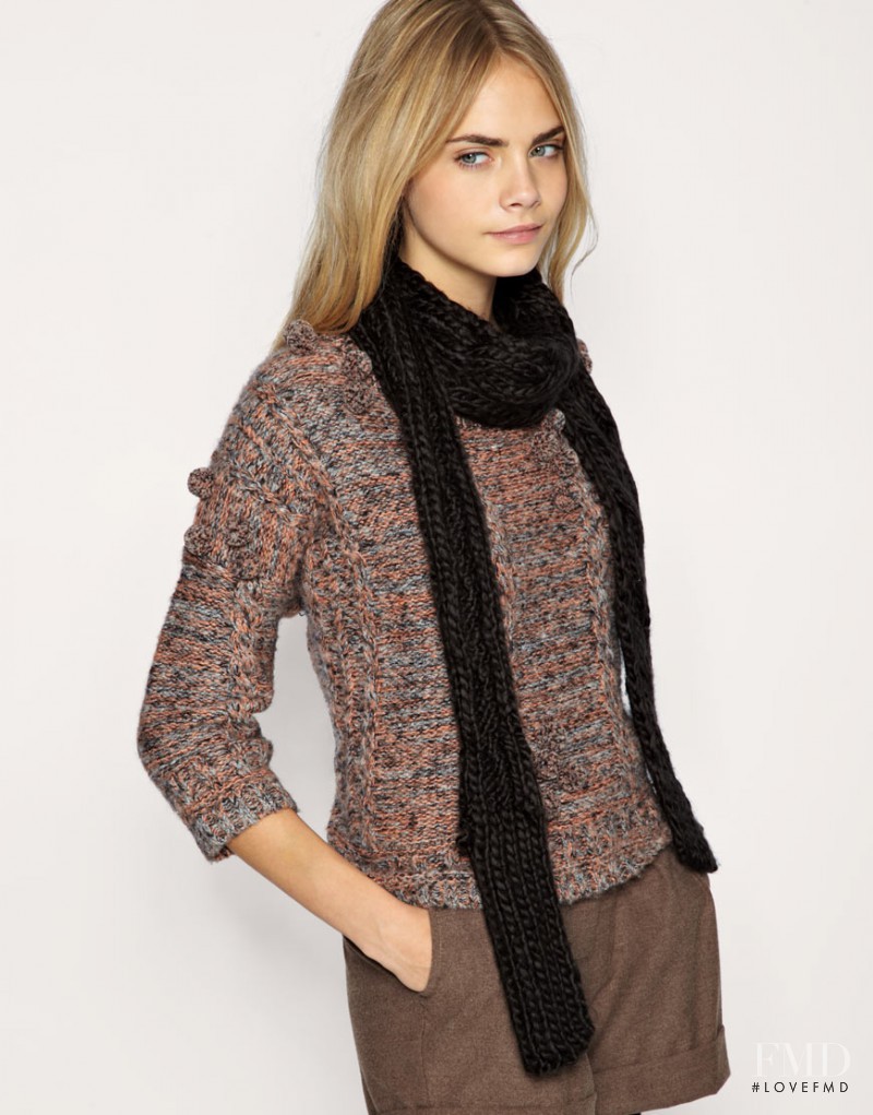 Cara Delevingne featured in  the ASOS lookbook for Fall 2010