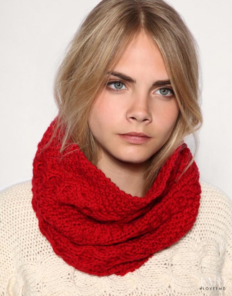 Cara Delevingne featured in  the ASOS lookbook for Fall 2010