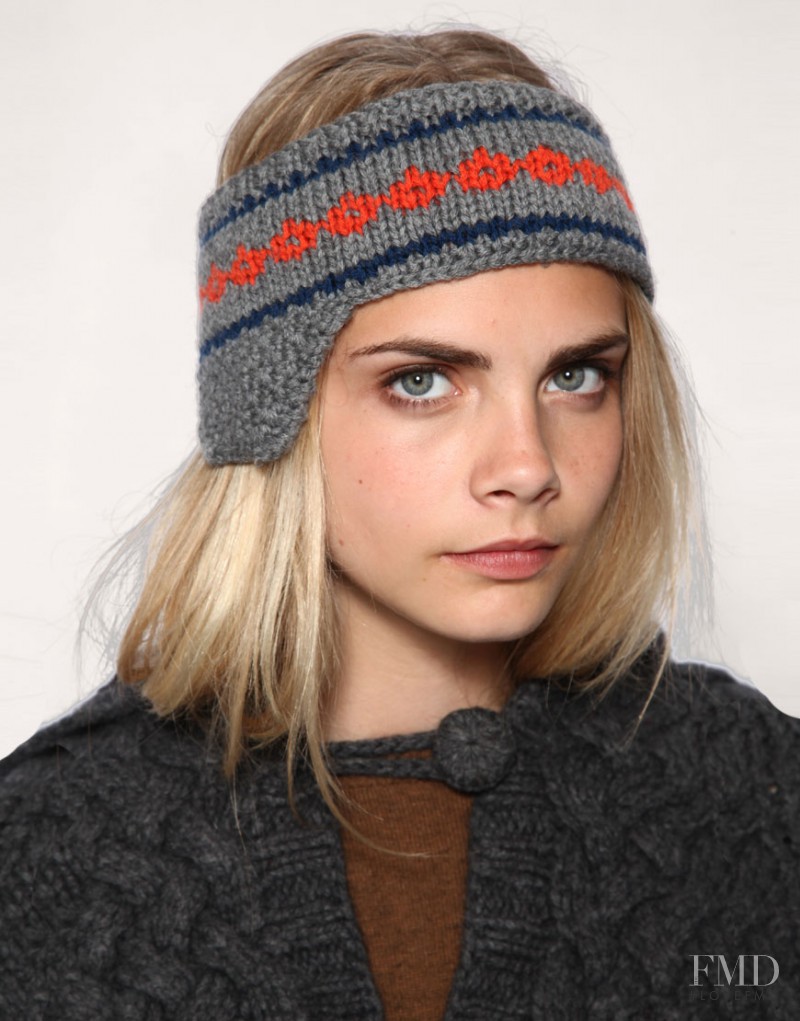 Cara Delevingne featured in  the ASOS lookbook for Fall 2010