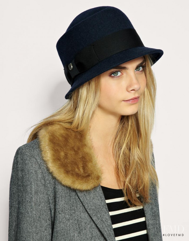 Cara Delevingne featured in  the ASOS lookbook for Fall 2010