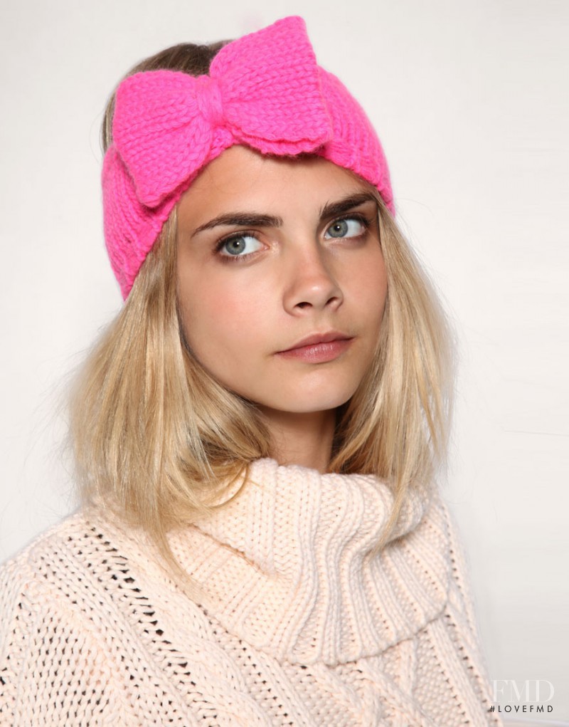 Cara Delevingne featured in  the ASOS lookbook for Fall 2010