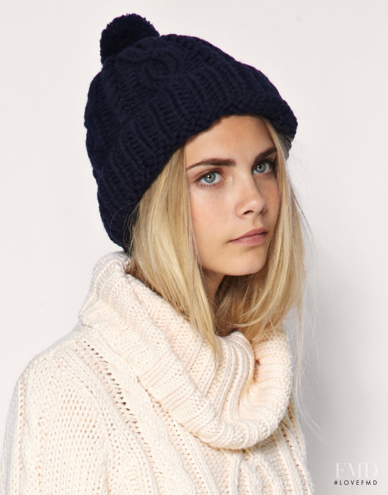 Cara Delevingne featured in  the ASOS lookbook for Fall 2010