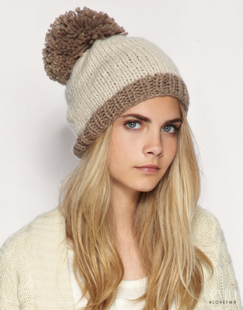 Cara Delevingne featured in  the ASOS lookbook for Fall 2010