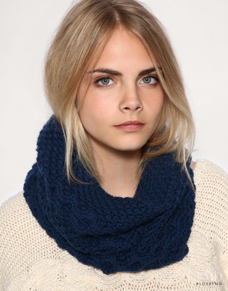 Cara Delevingne featured in  the ASOS lookbook for Fall 2010