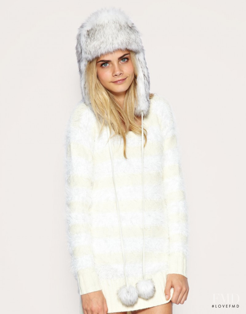 Cara Delevingne featured in  the ASOS lookbook for Fall 2010