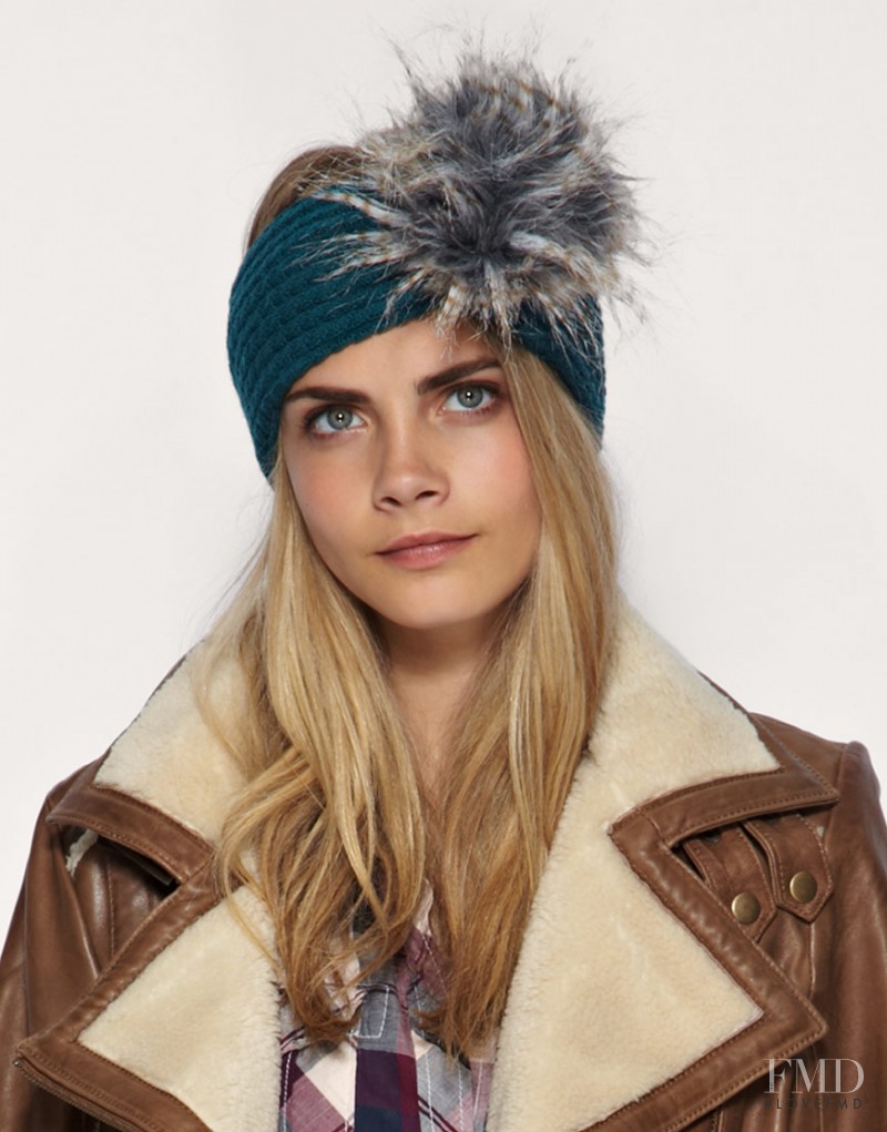 Cara Delevingne featured in  the ASOS lookbook for Fall 2010