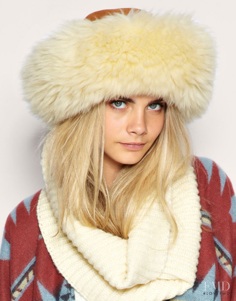 Cara Delevingne featured in  the ASOS lookbook for Fall 2010