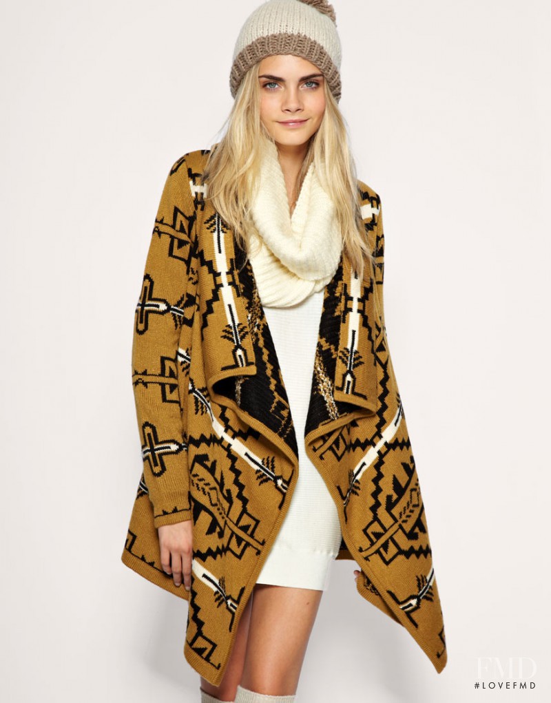 Cara Delevingne featured in  the ASOS lookbook for Fall 2010