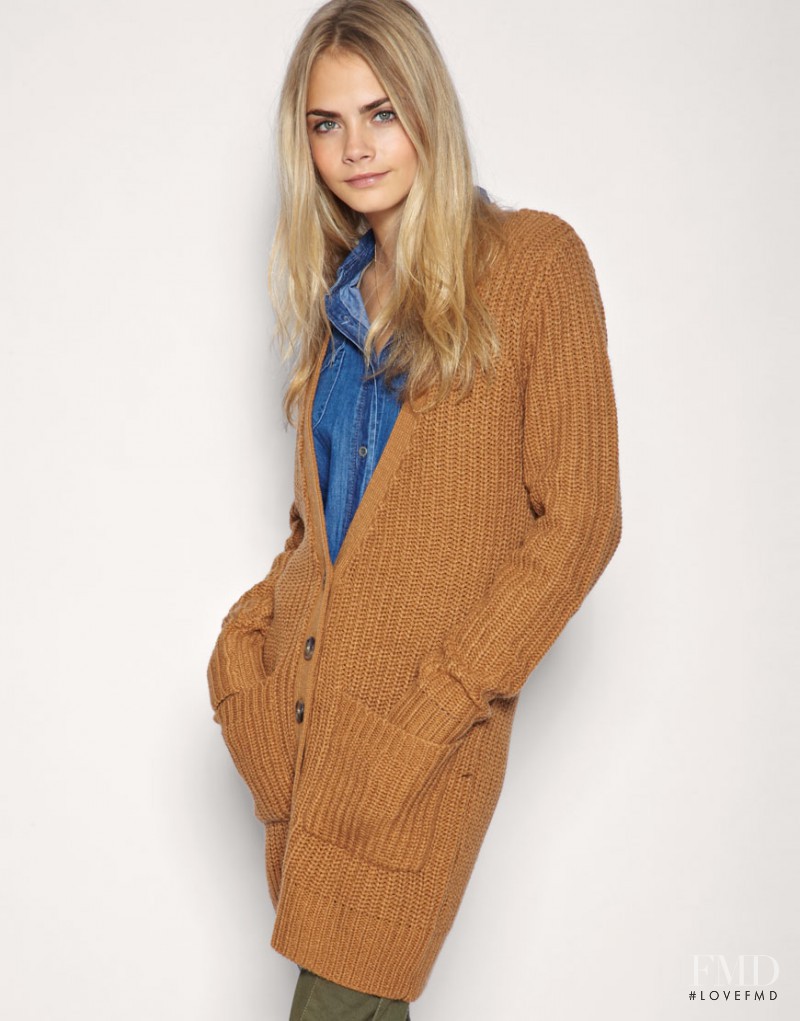 Cara Delevingne featured in  the ASOS lookbook for Fall 2010