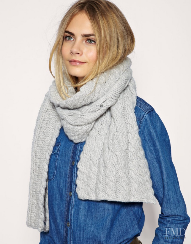 Cara Delevingne featured in  the ASOS lookbook for Fall 2010