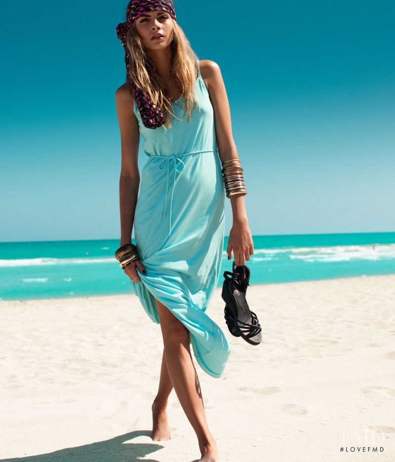 Cara Delevingne featured in  the H&M catalogue for Summer 2011