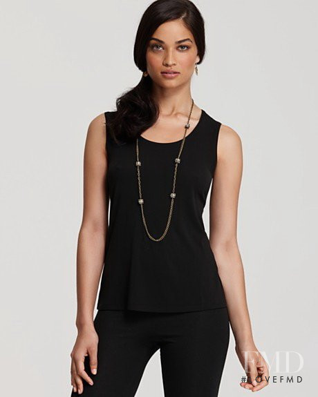 Shanina Shaik featured in  the Bloomingdales catalogue for Autumn/Winter 2012