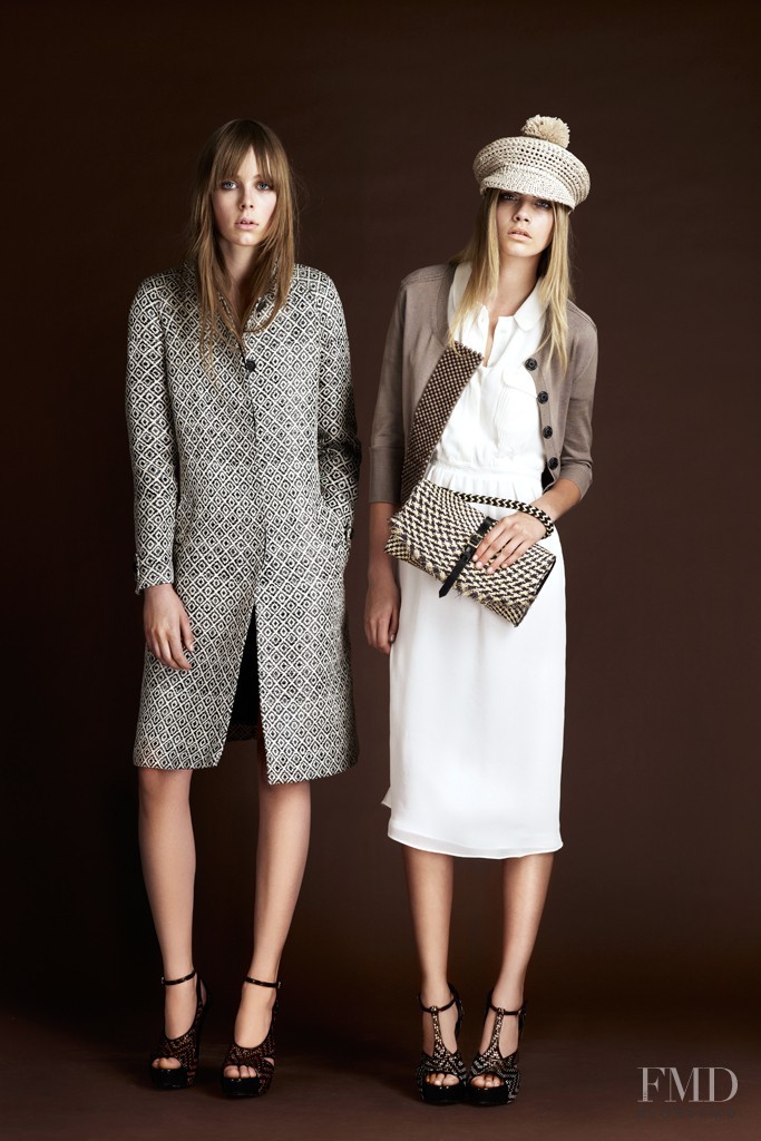 Cara Delevingne featured in  the Burberry Prorsum lookbook for Resort 2012
