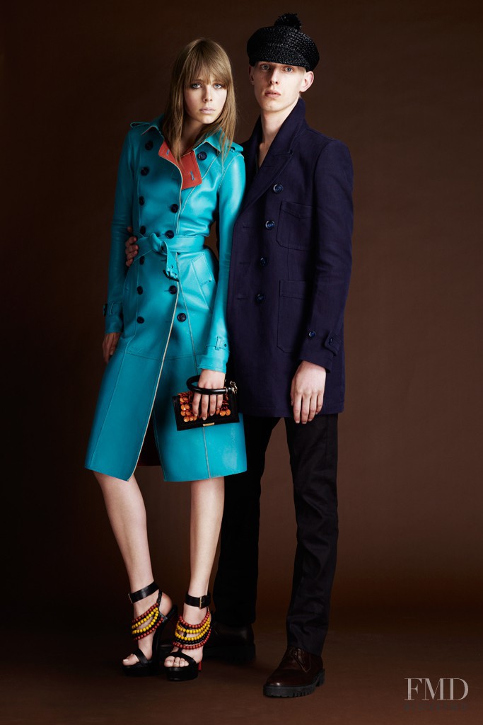 Edie Campbell featured in  the Burberry Prorsum lookbook for Resort 2012