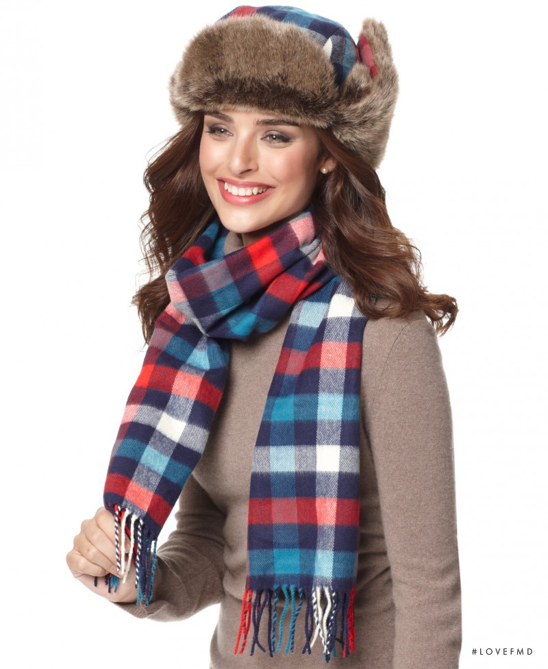Fernanda Prada featured in  the Macy\'s catalogue for Winter 2011