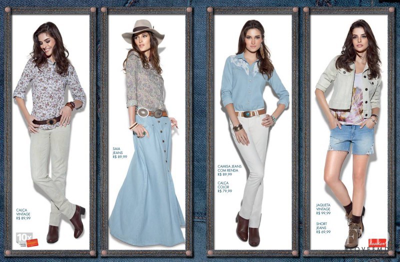 Fernanda Prada featured in  the Leader advertisement for Autumn/Winter 2012
