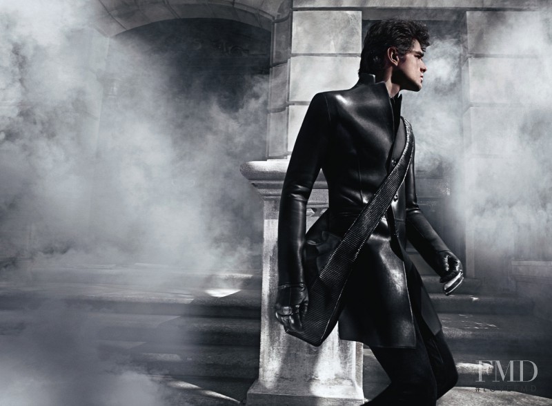 Marlon Teixeira featured in  the Emporio Armani advertisement for Autumn/Winter 2010