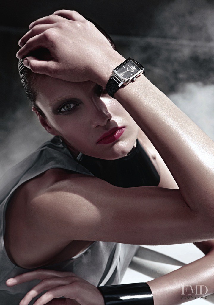 Karmen Pedaru featured in  the Emporio Armani advertisement for Autumn/Winter 2010