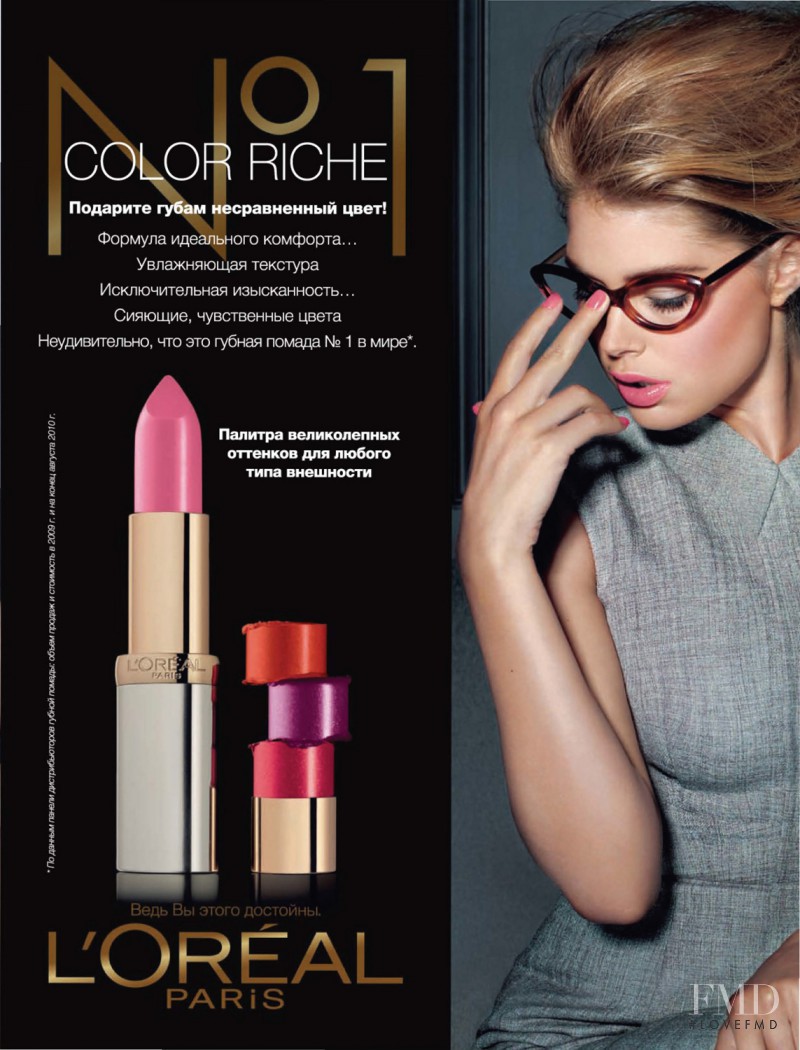 Doutzen Kroes featured in  the L\'Oreal Paris advertisement for Spring/Summer 2011