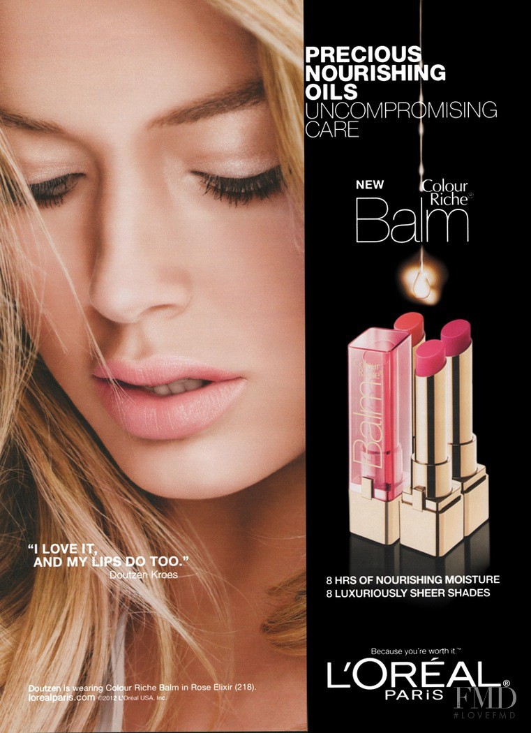 Doutzen Kroes featured in  the L\'Oreal Paris advertisement for Spring/Summer 2011