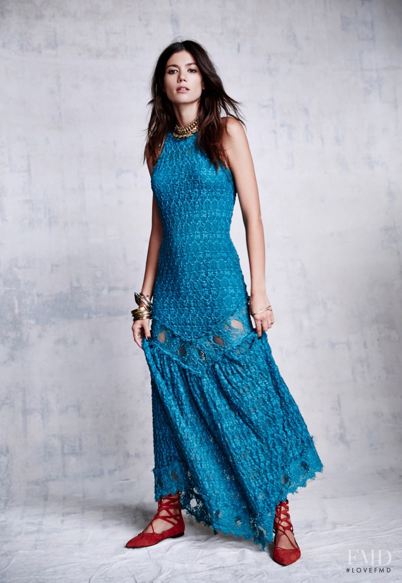 Sheila Marquez featured in  the Free People catalogue for Spring/Summer 2014