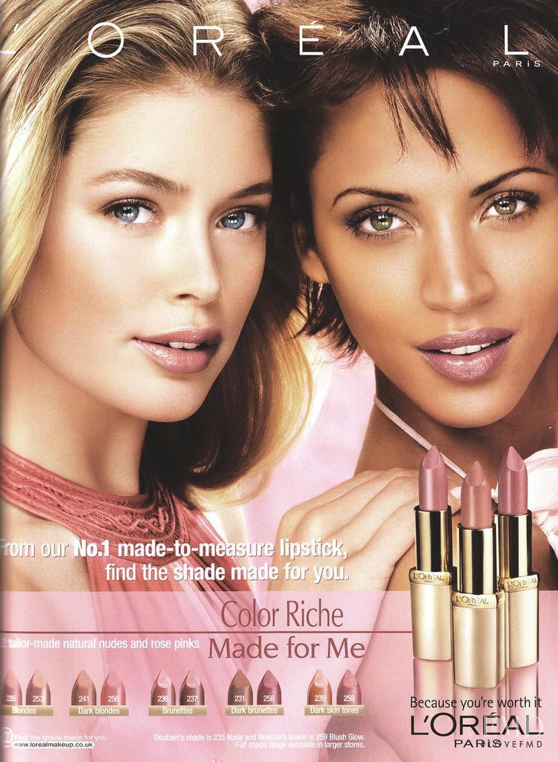 Doutzen Kroes featured in  the L\'Oreal Paris Color Riche - Made for Me advertisement for Autumn/Winter 2008