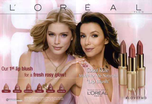 Doutzen Kroes featured in  the L\'Oreal Paris Color Riche - Made for Me advertisement for Autumn/Winter 2008