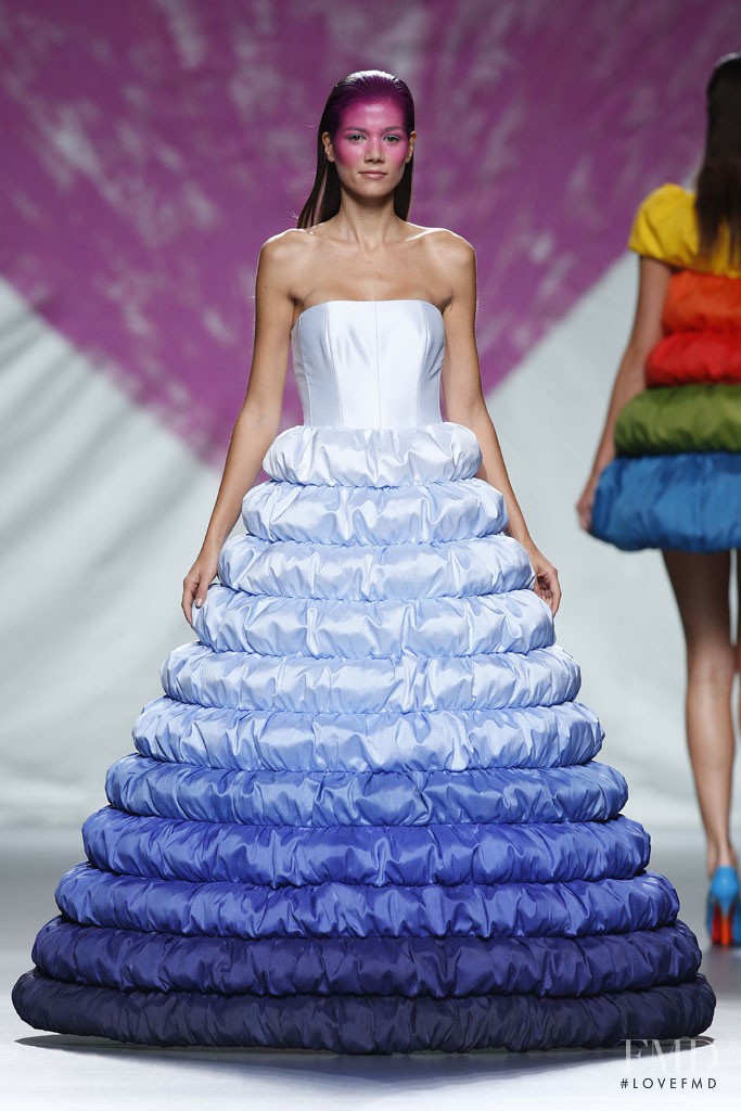 Sheila Marquez featured in  the Agatha Ruiz de la Prada fashion show for Spring/Summer 2014