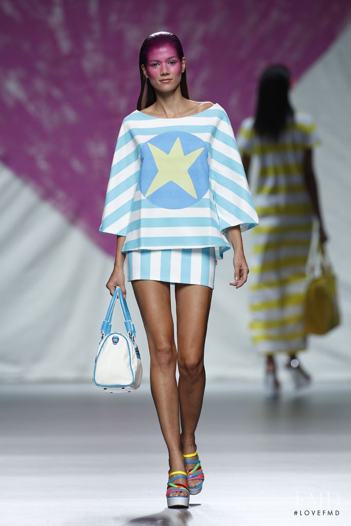 Sheila Marquez featured in  the Agatha Ruiz de la Prada fashion show for Spring/Summer 2014