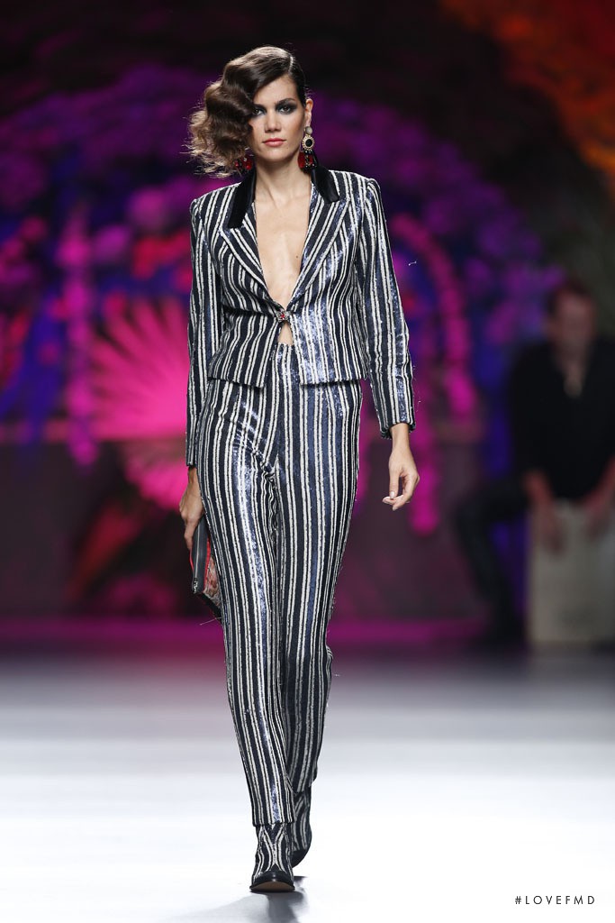 Sheila Marquez featured in  the Francis Montesinos fashion show for Spring/Summer 2014