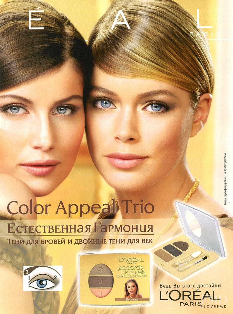 Doutzen Kroes featured in  the L\'Oreal Paris L\'Oreal - Color Appeal Trio advertisement for Autumn/Winter 2008
