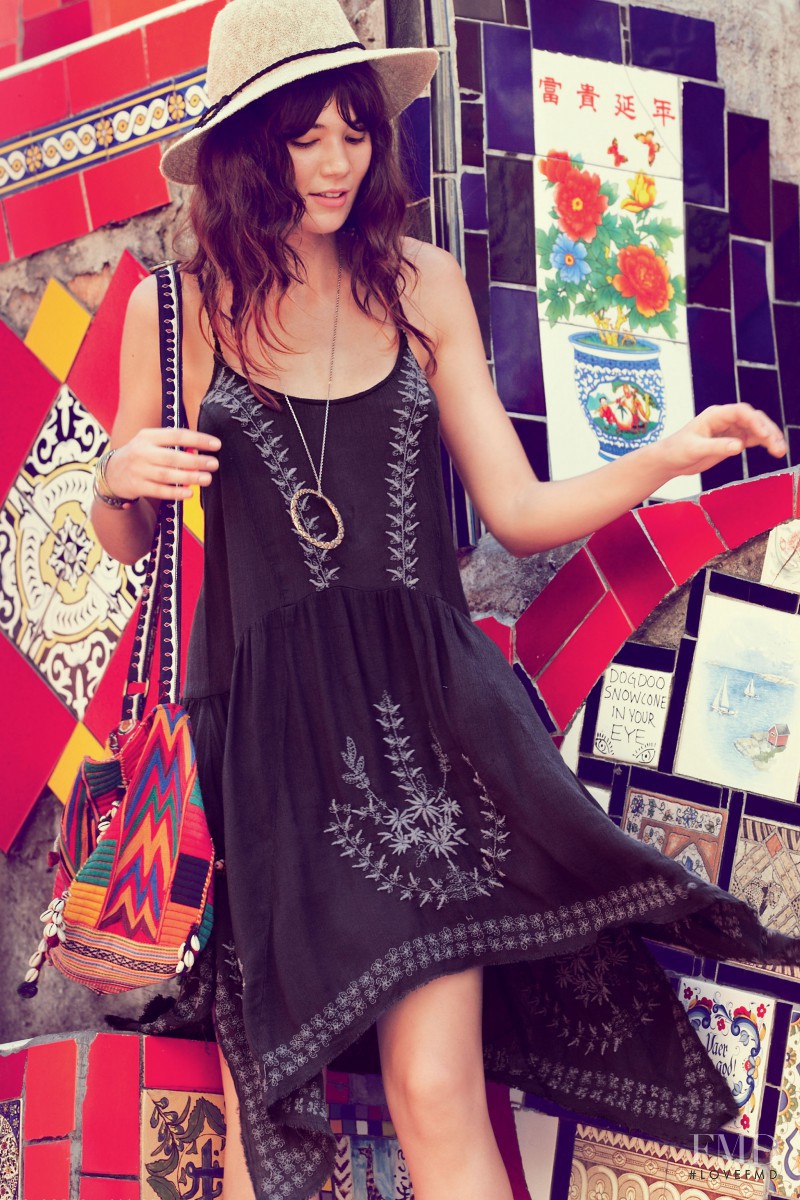 Sheila Marquez featured in  the Free People catalogue for Summer 2013