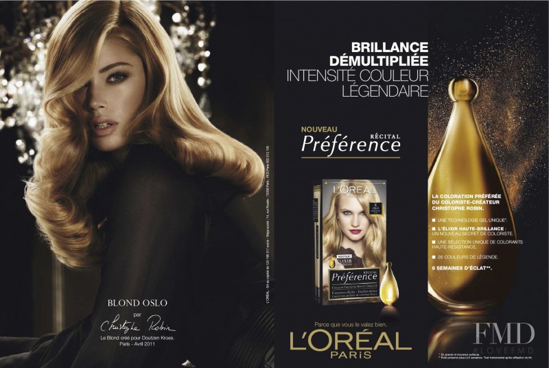 Doutzen Kroes featured in  the L\'Oreal Paris L\'Oreal - Superior Preference advertisement for Spring/Summer 2013