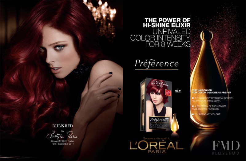 Coco Rocha featured in  the L\'Oreal Paris L\'Oreal - Superior Preference advertisement for Spring/Summer 2013