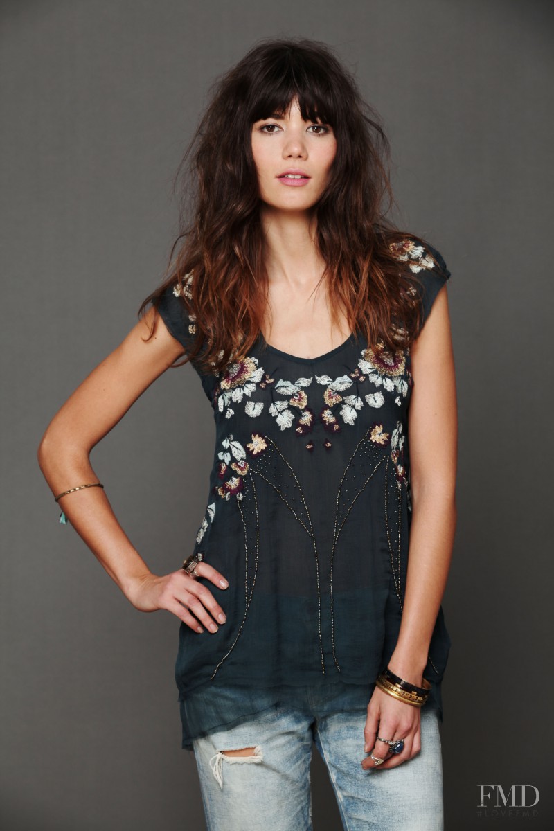 Sheila Marquez featured in  the Free People catalogue for Winter 2012
