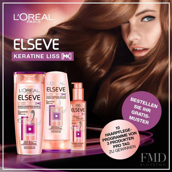 Barbara Palvin featured in  the L\'Oreal Paris Elseve advertisement for Spring 2013