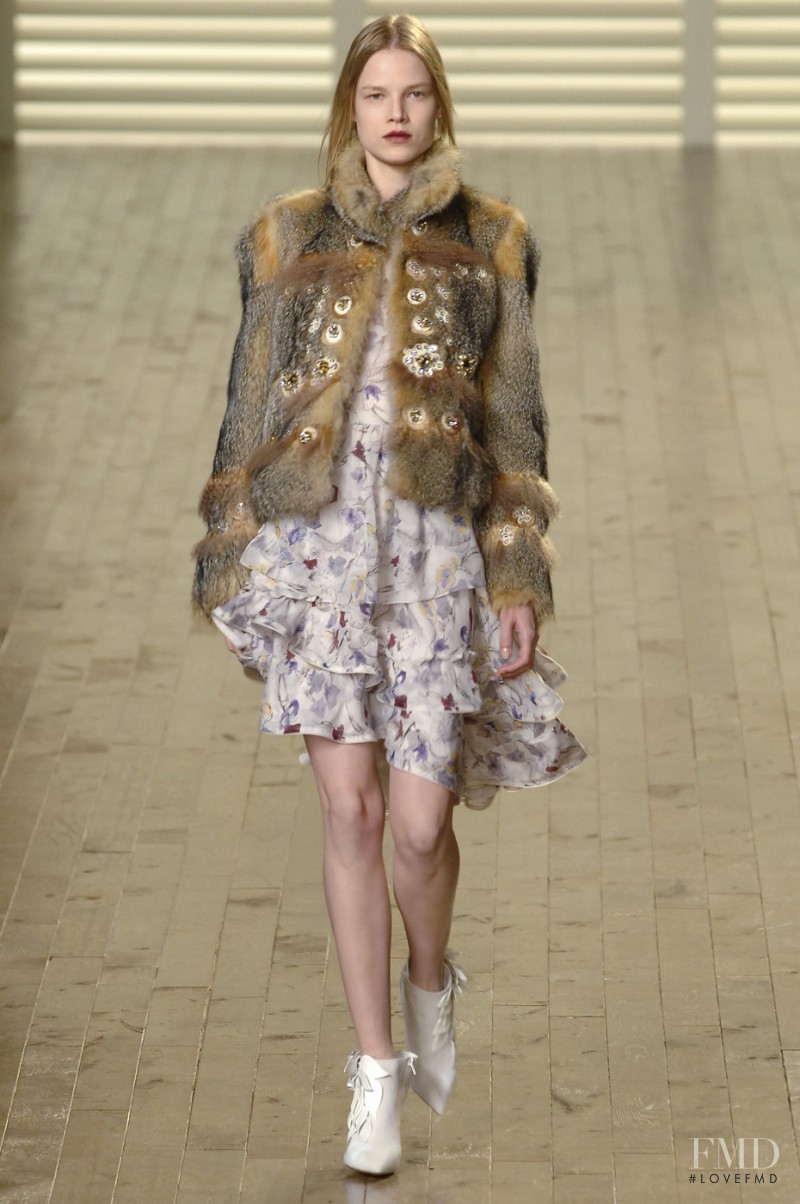 Siri Tollerod featured in  the Chloe fashion show for Autumn/Winter 2008