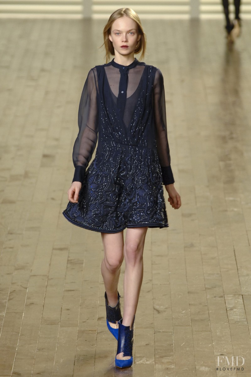 Siri Tollerod featured in  the Chloe fashion show for Autumn/Winter 2008