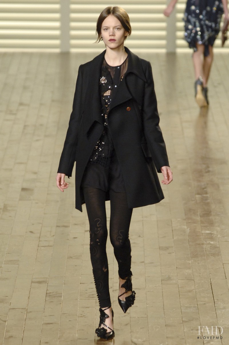 Freja Beha Erichsen featured in  the Chloe fashion show for Autumn/Winter 2008