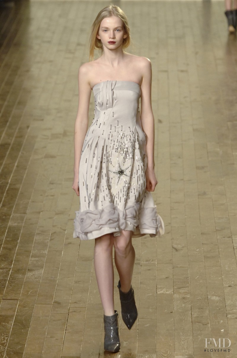 Diana Farkhullina featured in  the Chloe fashion show for Autumn/Winter 2008