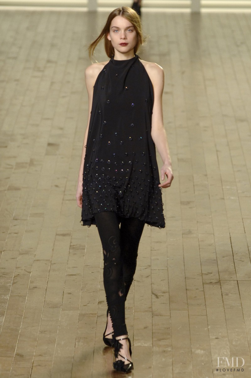 Kim Noorda featured in  the Chloe fashion show for Autumn/Winter 2008