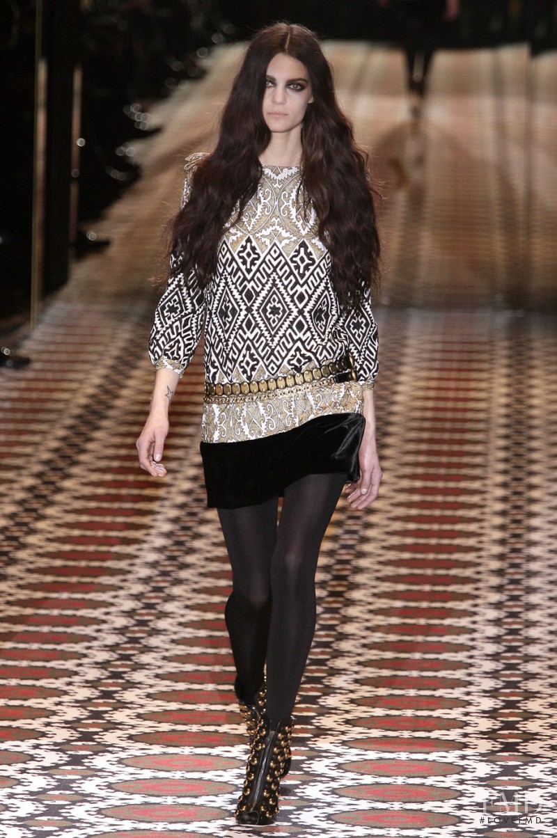 Marina Pérez featured in  the Gucci fashion show for Autumn/Winter 2008
