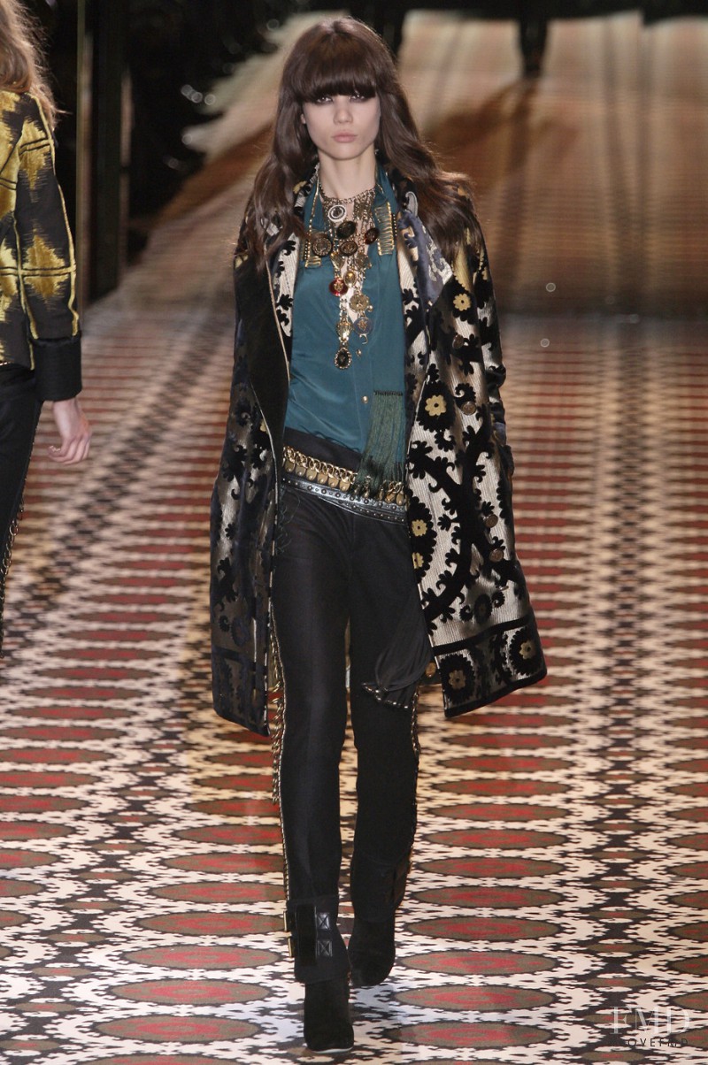 Sheila Marquez featured in  the Gucci fashion show for Autumn/Winter 2008