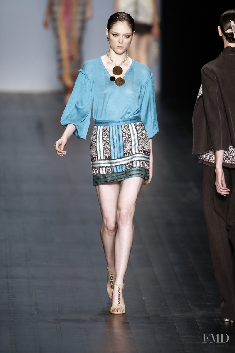 Coco Rocha featured in  the Missoni fashion show for Spring/Summer 2008