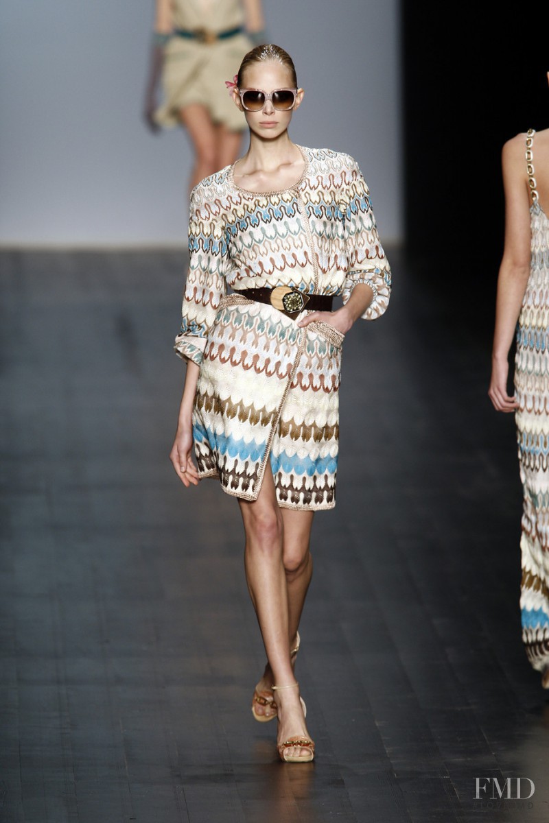 Tanya Dyagileva featured in  the Missoni fashion show for Spring/Summer 2008