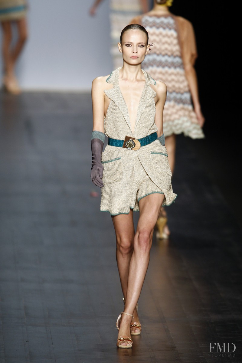 Natasha Poly featured in  the Missoni fashion show for Spring/Summer 2008