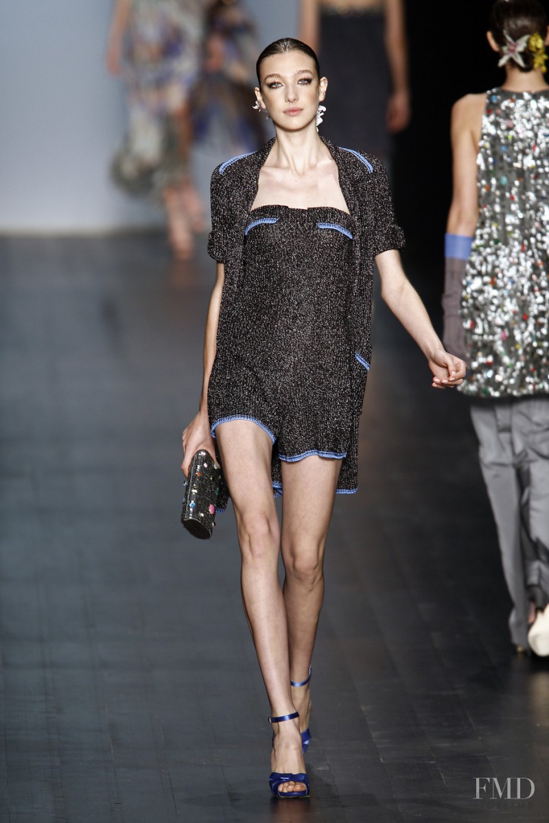 Bruna Sottili featured in  the Missoni fashion show for Spring/Summer 2008