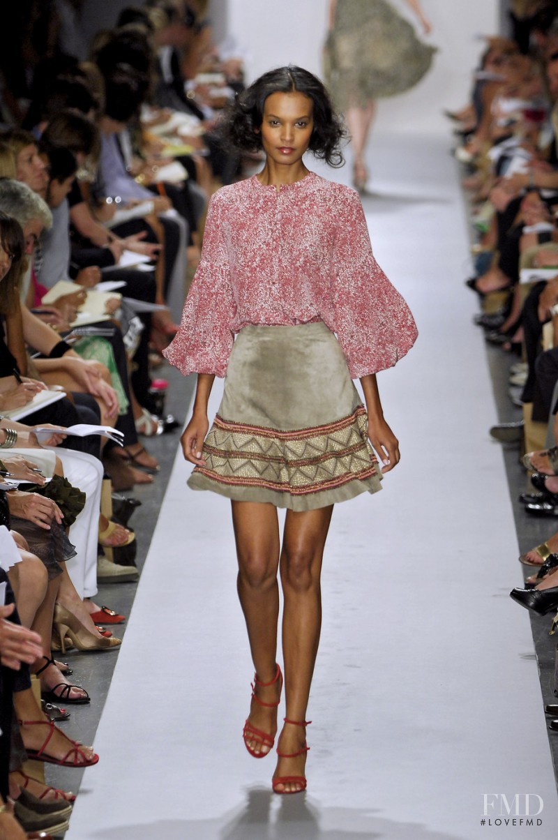 Liya Kebede featured in  the Derek Lam fashion show for Spring/Summer 2008